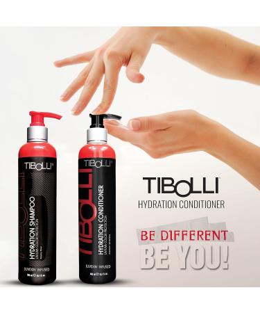 TIBOLLI Hydrating Repairing Shampoo & Conditioner Set - Deep Conditioner for Damaged Hair - Natural Ingredients Gift Set (10.1 Fl Oz + Hair Oil 30ml - Buy Online on SooperMarket.com