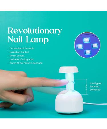 Beetles Nail Tips and Glue Gel Kit with 500 Coffin Nails - Fast DIY Halloween Nail Art - UV LED Lamp Included - Buy Online on SooperMarket.com