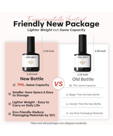 Modelones Nude Gel Nail Polish Set - 6 Colors for Manicure & Nail Art - Skin Tone Soak Off Gel Kit - Perfect Gift - Buy Online on SooperMarket.com