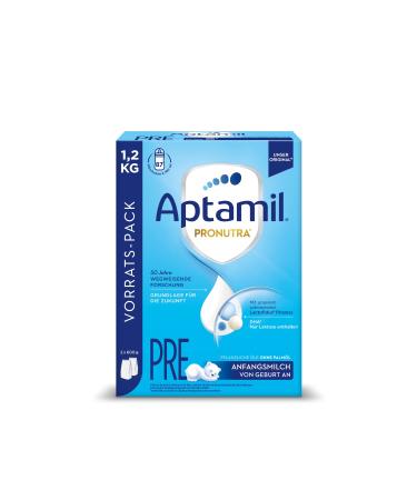 Aptamil pronutra initial food pre from birth without palm oil with a gentle lactofidus process storage pack 1.2kg initial food pre birth from birth