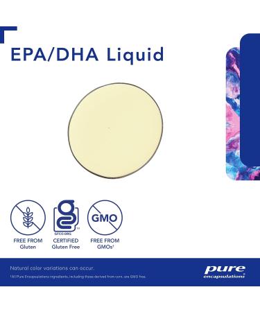 Pure Encapsulations - EPA/DHA Liquid - Ultra-Pure Microfiltered Fish Oil Liquid - 200 ml Liquid - Lemon Flavour - Buy Online on SooperMarket.com