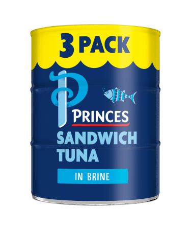 Princes Sandwich Tuna Brine 3x140g