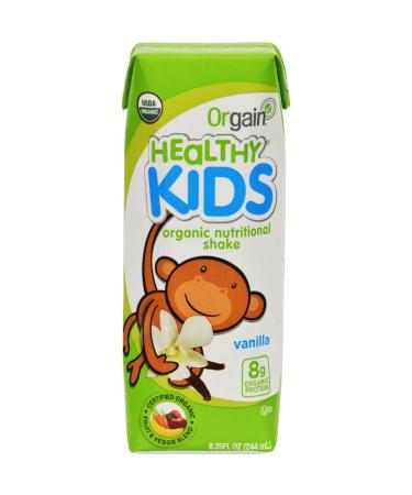 Orgain Kids Organic Grass-Fed Protein Shake Vanilla 8.25FO