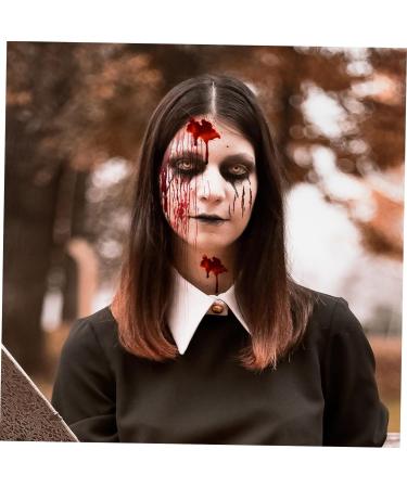 DOITOOL 4 Pcs Simulated Plasma Dress up Blood Fake Blood Prop Makeup Carrier Fake Wound Blood Wax Fake Blood for Face Halloween Blood Special Effects Makeup Kit Props Make up Edible Syrup 5.5X5.5X3.6CMx2pcs Dark Redx2pcs - Buy Online on SooperMarket.com