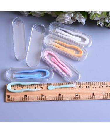 Portable Contact Lenses Remover and Inserter Tool Case Set Tweezers Suction Stick Contact Lenses Inserter Removal Tool for Contact Lenses User Arc Design Reusable Green - Buy Online on SooperMarket.com
