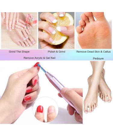 14-Piece Professional Nail Drill Bits Set | Acrylic Carbide & Ceramic | Electric Nail Drill Kit for Home & Salon | Cuticle Polishing & Diamond Efile Accessories - Buy Online on SooperMarket.com
