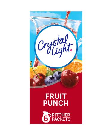 Crystal Light Sugar-Free Fruit Punch Low Calories Powdered Drink Mix 72 Count Pitcher Packets