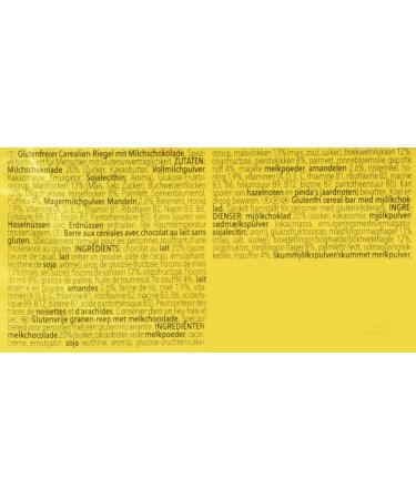 Buy Sch r Gluten-Free Cereal Bar 25g - Pack of 25 | Healthy Snack | International Shipping - Buy Online on SooperMarket.com