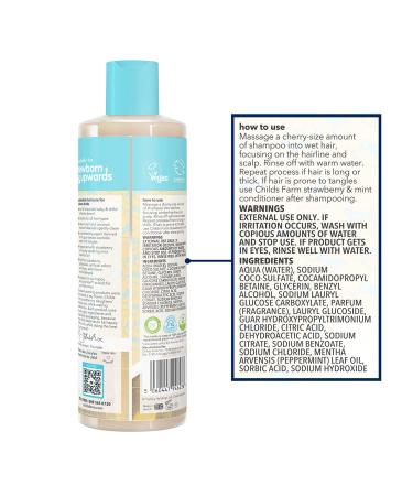 Childs Farm Kids Shampoo | Dry Sensitive Eczema-prone Scalp | Strawberry & Mint | 16.9 fl oz - Buy Online on SooperMarket.com