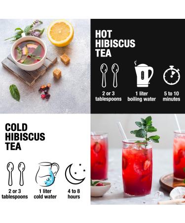 ORGANIC ORIGEENS Hibiscus Tea 200g | Dried Hibiscus Flowers for Infusions & Iced Tea | Detox Treatment - Pack of 1 - Buy Online on SooperMarket.com