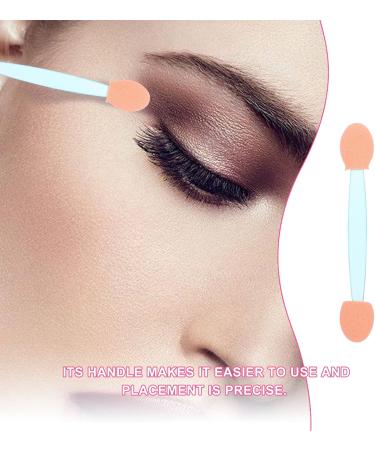 MUSISALY 100pcs Double Ended Eyeshadow Brush Makeup Brush Eyeshadow Stick Latex Sponge Tipped Oval Makeup Tool Cosmetic Tool Dual-side Eye Makeup Applicator Sponge Brush 6.5x1.3cm Blue - Buy Online on SooperMarket.com