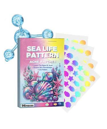 Acne Pimple Patches 96 Dots Colourful Spot Patches Hydrocolloid Patches Acne Patch Star Pimple Patches Cute Blemish Patches Acne Patches Spot Face Body Blemish Cover Skin Care