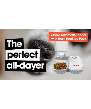 Cat Mate Timed Automatic Feeder Two bowl feeder - Buy Online on SooperMarket.com