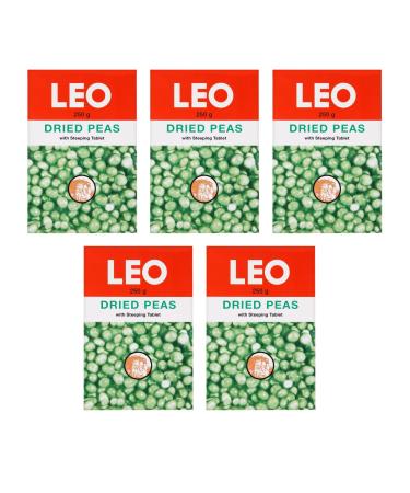 Leo Dried Peas with Steeping Tablet - 5 x 250g