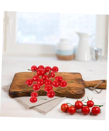 ABOOFAN 20 Pcs Artificial Cherry Artificial Foods Photo Props Fake Cherry Model Display Fruit Models Realistic Fruits Cherry Play Kitchen Fruit Toy Child Plastic Top Hat Kitchen Cabinet - Buy Online on SooperMarket.com