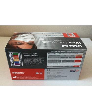 Crosstex Ultra No Fog Earloop Facemasks 40/Box - Anti-Fog Protection for Clear Visibility - Buy Online on SooperMarket.com