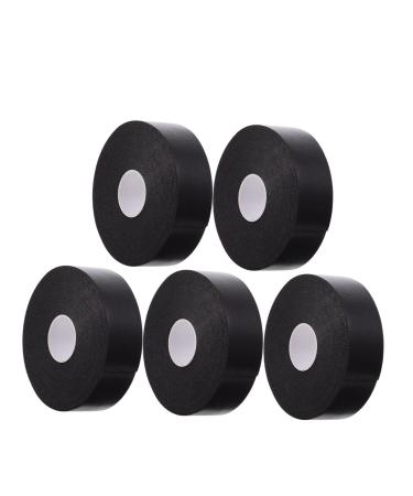Hemoton 5 Rolls Foam Eye Pads Eyelid Tape Adhesive Tape Medical Eyeliner Tape Medical Tape Eyelash Extension Tape Adhesive Eyelash Tape Lash Extension Tape Line X5m Sponge Essentials 8.50X8.50X2.50CM Black