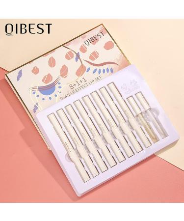 Skynest 8Pcs Matte Lipstick and Lip Liner Pens + 2Pcs Lip Oil Set - Waterproof, High Pigmented Lip Gloss Makeup Gift Set - Buy Online on SooperMarket.com