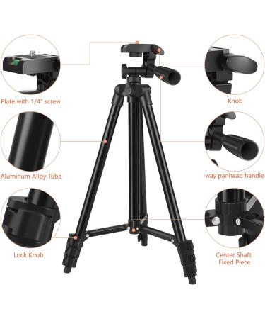 UEGOGO Phone Tripod with Remote Shutter | Universal Clip for iPhone/Android/Sport Camera | Ideal for Video Recording/Selfies/Live Stream/Vlogging - Buy Online on SooperMarket.com