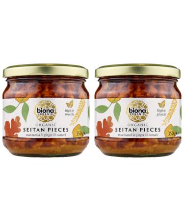 Biona Seitan Marinated In Ginger & Tamari 350gm (Pack of 2)