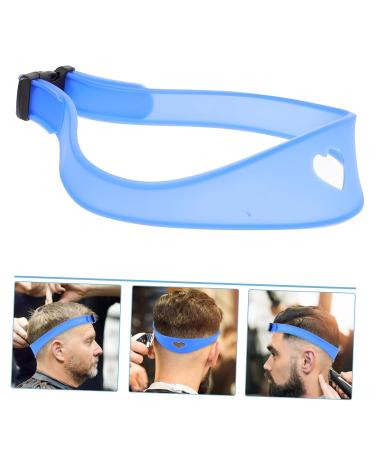 Silicone Hair Cutting Guide | Fade & Shaping Template Tool - 56x4cm Blue for Precision Haircuts - Buy Online on SooperMarket.com