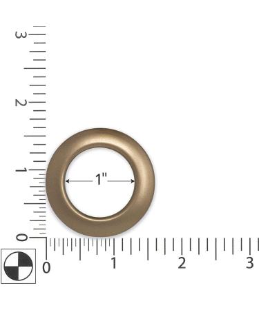 Dritz 44374 Plastic Curtain Grommets  1 in  Matte Gold  8 Count Round 1 in Matte Gold - Buy Online on SooperMarket.com