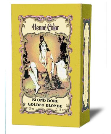 Henna Golden Blonde (Blond Dor ) hair dye powder content 100g