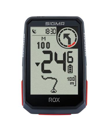 SIGMA SPORT ROX 4.0 Black | Wireless bike computer GPS & navigation including mount | Outdoor with altitude measurement ROX 4.0 Black