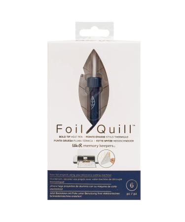 We R Memory Keepers 0633356606222 Foil Quill-Bold Tip Pen (6 Piece), 6 Count (Pack of 1), Multicoloured
