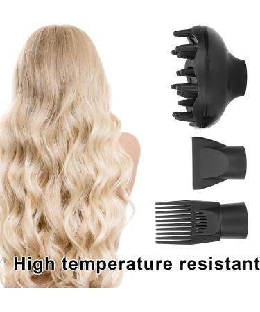 3Pcs Hair Dryer Nozzle Diffuser Set - Salon Quality Styling Tool - Buy Online on SooperMarket.com
