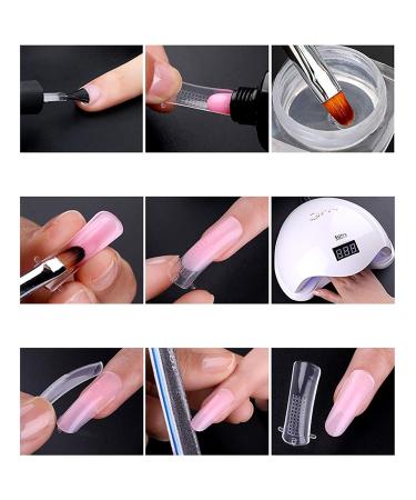 Fast Nail Extension Poly Gel Starter Set | Thickening Polygel for Acrylic Nails | DIY Salon Kit - Unit Size #05 - Buy Online on SooperMarket.com