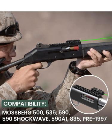 Votatu MBL-G Green Laser Sight | Mossberg Series Picatinny Mount | Strobe Function | USB Rechargeable - Buy Online on SooperMarket.com