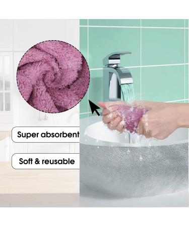 12 Pack Double-Sided Microfiber Cleaning Cloths - Lint Free & Highly Absorbent - Multi-Purpose Kitchen & Car Towels - Buy Online on SooperMarket.com