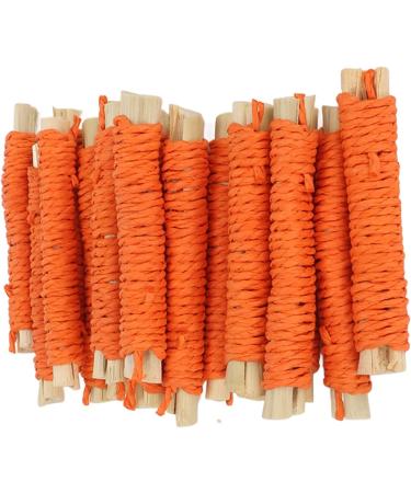 Pet Sweet Bamboo Sticks Rabbit Molar Sticks Promote Digestion 20pcs for Guinea Pig (Orange) - Buy Online on SooperMarket.com