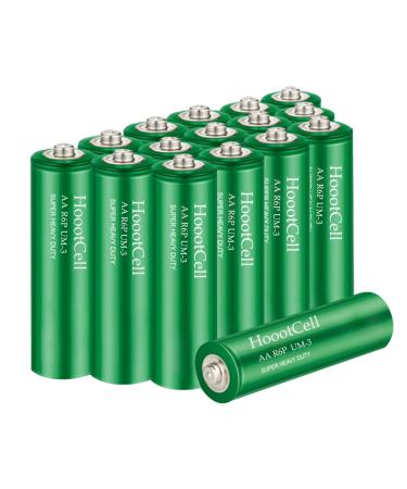 AA Batteries 16 Count Double A Batteries 1.5V Battery Leakproof Long-lasting Carbon Zinc AA Battery
