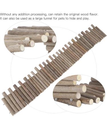 Longzhuo Hamster Wood Fence & Toys Natural Hiding Places Molar Exercises & Fun Bridges for Small Animals (50 cm) - Buy Online on SooperMarket.com
