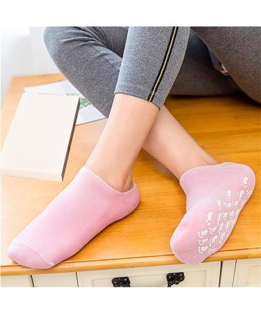 Jinlaili Moisturizing Gel Socks - 2 Pairs Infused with Vitamins & Oils for Soft Hydrated Skin - Spa Quality Repair for Dry Feet - Buy Online on SooperMarket.com