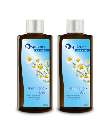 Spitzner Health Bad Kamille Oil (2 x 190 ml) - Health -promoting bathing essence with essential oil from chamomile |Anti -inflammatory