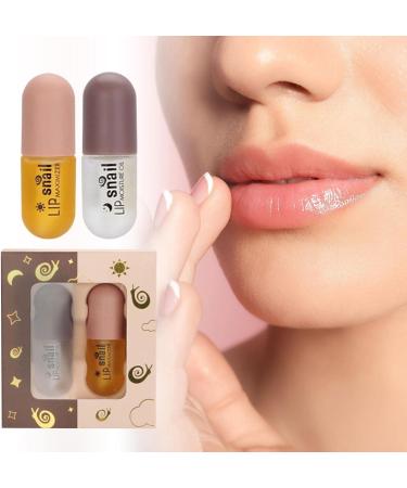 Vigcebit Lip Filler Set - 2-Part Moisturizing Lip Enhancer for Beautiful Fuller Lips | Hydrating Lip Gloss Set - Buy Online on SooperMarket.com
