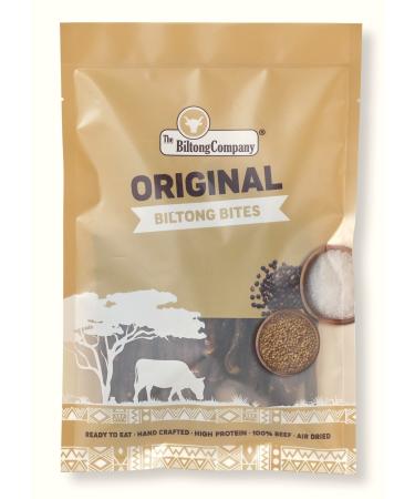BILTONND STOKKIES Original Bites 250g - Beef Biltong - High protein content & keto diet proven - lean biltong snack seasoned dry meat like beef jerky from The Biltong Company original - 250 g 250 g