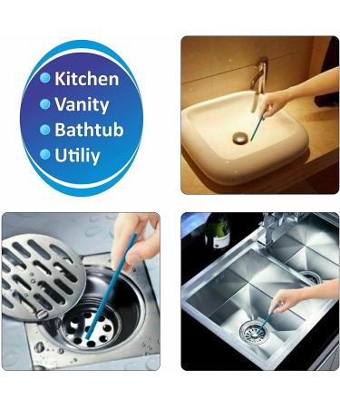 24 Pcs Drain Cleaner Sticks Sink Deodorizer - Clear Pipes, Eliminate Odors - As Seen On TV - Buy Online on SooperMarket.com