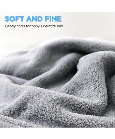ZXK CO Hooded Baby Bath Towel with Elephant Hood | Absorbent Baby Towel & Flannels Blanket Set | Personalised Baby Gifts - Buy Online on SooperMarket.com