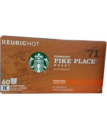 Starbucks Pike Place K-Cups 60 Count 26.4 Oz