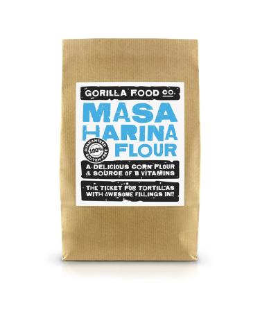 Gorilla Food Co. Masa Harina Blue Corn Tortilla Flour (GMO Free) - 800g