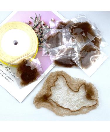Bezavea 30Pcs Brown Invisible Hair Nets for Women & Girls - Ballet Bun, Dance, Catering, Nurse - Elastic Edge Mesh Hair Net - Buy Online on SooperMarket.com