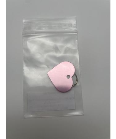 Shop Heart Pet Aluminum | Engraved Dog & Cat Brands | Colorful Light & Robust | Fastening Ring - Pink - Buy Online on SooperMarket.com