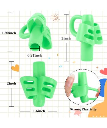 Sannix 16-Piece Pencil Handles for Kids | Handwriting Grip Correction & Writing Aid | Perfect for Toddlers Preschool Students 2 Styles - Buy Online on SooperMarket.com