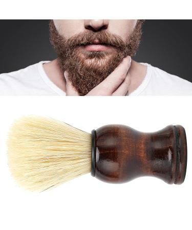 Ankroyu Soft Hair Shaving Brush - Professional Wooden Handle Beard Brush for Perfect Shave | Portable & Lightweight Beard Cleaning Tool - Buy Online on SooperMarket.com