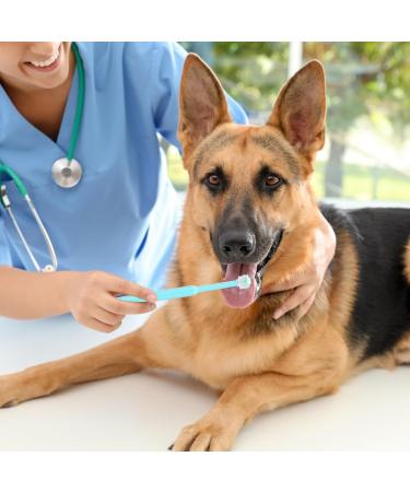 2 Pieces Soft Silicone 360-Degree Dog Toothbrush Set | Dental Care for Pets & Cats | Oral Hygiene Deep Cleaning - Buy Online on SooperMarket.com