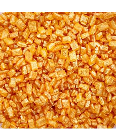 A Pinch Of... Glimmer Sugar Orange - Mini Pouch - 30g. This beautiful glimmer sugar is versatile and ideal for all of your cakes & bakes. Just enough for a single bake. (Glimmer Sugar Orange)